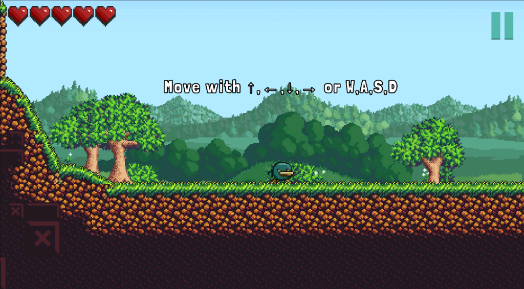 MyrinFall Screenshot - Movement tutorial